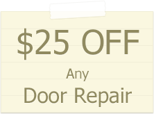 $25 Sale - Discount Garage Door Repair